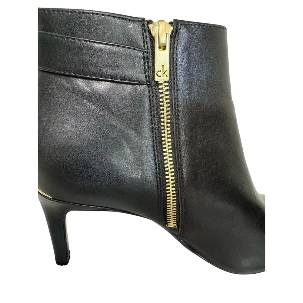 Calvin Klein Womens Jailene Dress Ankle Boots in Black Size 8 1/2‎ M